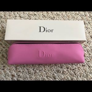 Dior makeup bag